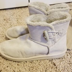 Arizona off white ankle fleece winter boots